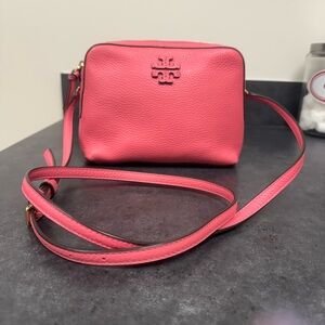 Tory Burch Paradise Pink Taylor Camera Crossbody